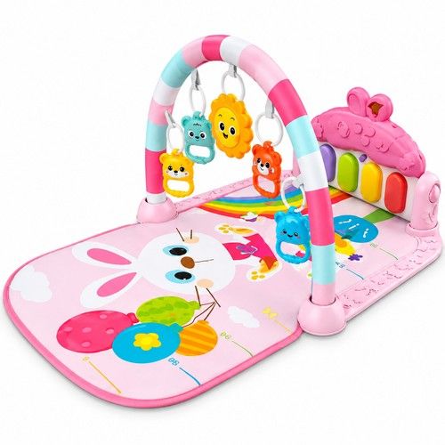 5 in 1 Gym Play Mat Baby Newborn Kid Fitness Music Lay Fun Piano Music Kid Gift