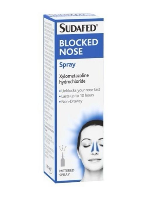 10X10ml Sudafed Blocked Nose Nasal Spray Non-Drowsy Only For 39.99£ (Pack Of 10)