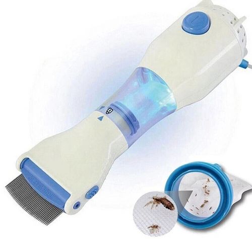 Electric Vacuum Head Nit Anti Lice Comb Brush Pet Dog Flea Filter Remover Tool — image 7