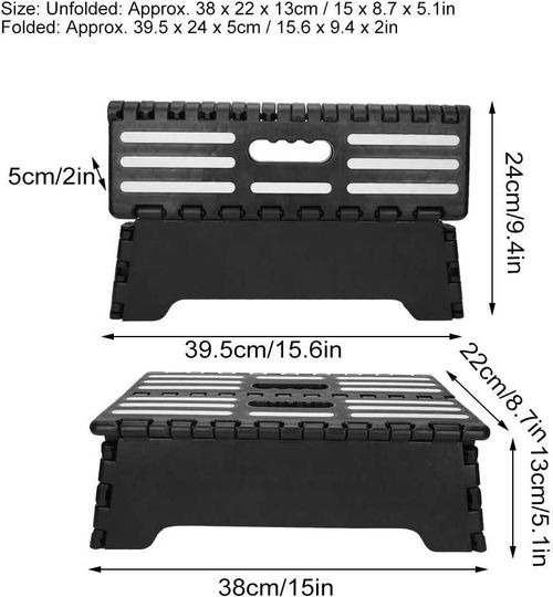 FOLDABLE ELDERLY DISABILITY DOOR WALKING ANTI SLIP HALF STEP STOOL MOBILITY AID — image 2