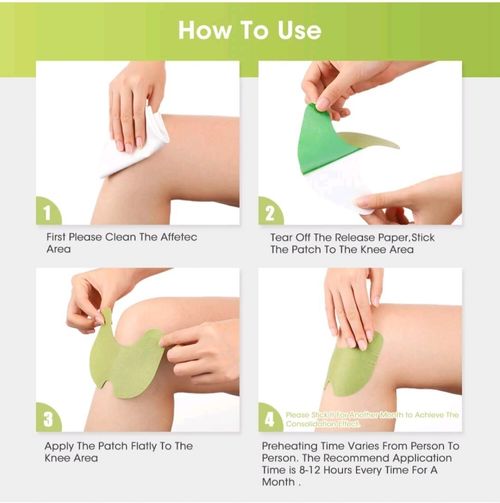 Wormwood knee Pain Relief Patches Herbal Plaster Joint Ache Knee Pain Relief Pad — image 4