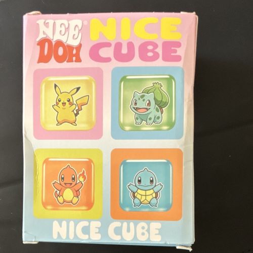 Nee Doh Pokémon Nice Cube Super Solid Squish Squeeze Toy 4 Pack Multicolour — image 3