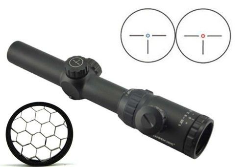 Visionking 1.25-5x26 Rifle scope 30 three-pin with honeycomb Sunshade