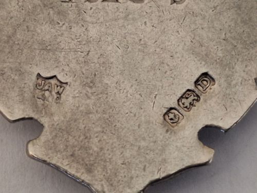 Romford & District Football League Cup and League Fobs, HM  Sterling Silver. VGC — image 5