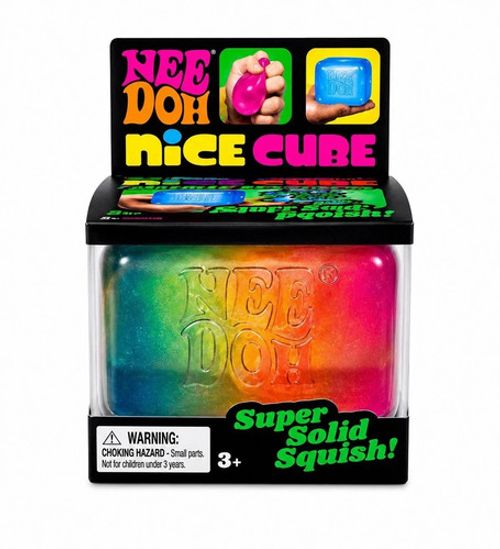 NEE DOH Nice Cube Rainbow | Stress Relief Toy| Brand New | Fast Shipping UK