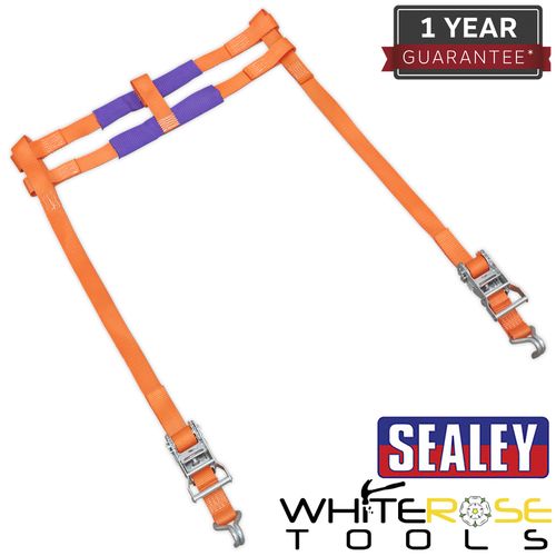 Sealey Tie Down - Motorcycle Rear Wheel Polyester Webbing — image 1