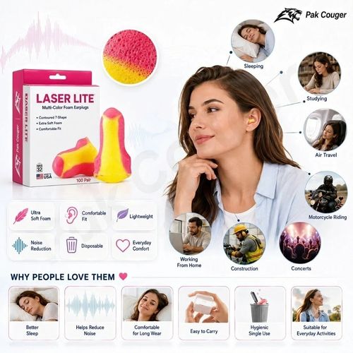 Howard Leight Laser Lite Ear Plugs for Work Sleep Snoring Noise Cancelling Bike — image 4