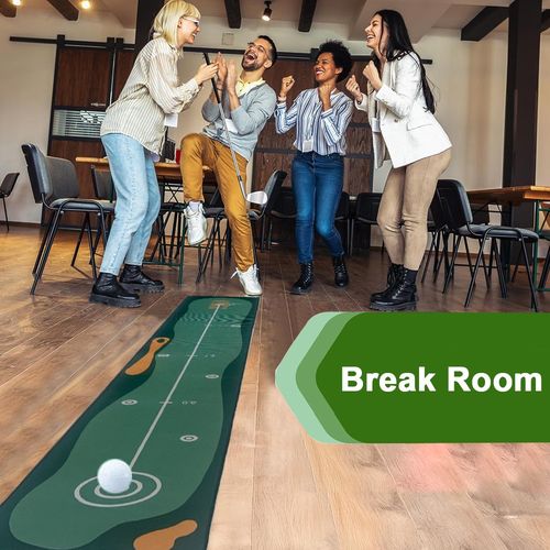 50X300CM Golf Putting Mat Green Indoor Outdoor Golf Practice Mat Mini Training — image 12