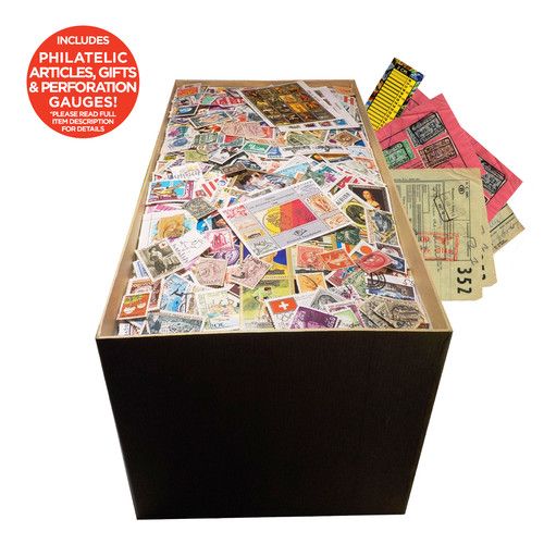 1000 ALL DIFFERENT OLD WORLD Stamps Collection Off Paper Worldwide Lot Pack Set
