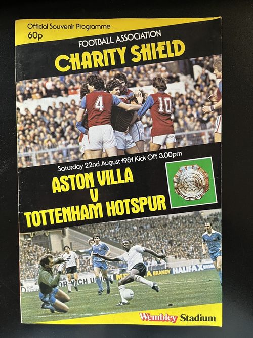 1981 Charity Shield - 22 August 1981 (Aston Villa v Tottenham) — image 1