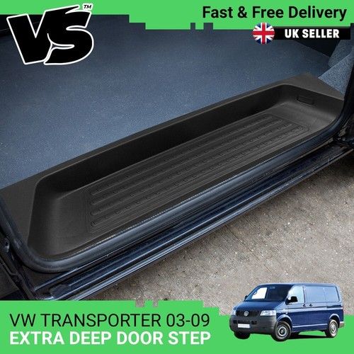 FOR VW T5 TRANSPORTER 03-09 ABS SIDE LOAD EXTRA DEEP ABS DOOR SLIDING STEP KOMBI