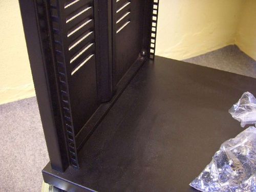 20 U 19" steel rack rack server rack studio rack table rack incl. wheels Roadinger — image 5