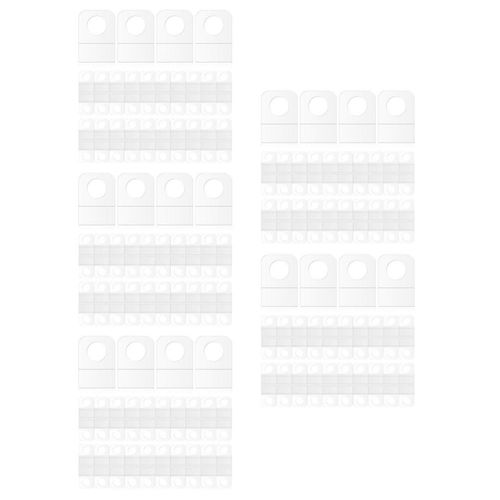 Durable White Pet Hanging Tabs Transparent Design for Office and Craft Use — image 2