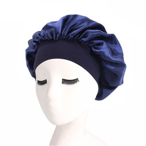 Women Long Hair Luxury Satin Bonnet Night Sleep Hat Cap Silk Head Wrap Turban