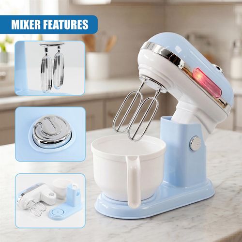Kitchen Appliances Toy Set Kids Pretend Play Coffee Toaster Mixer Blender Food — image 9