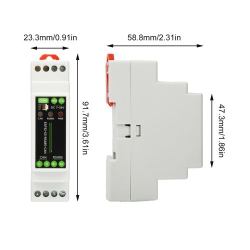 Industrial ESP32-S3 Control Board RS485 CAN Communication WiFi Bluetooth Relay — image 3