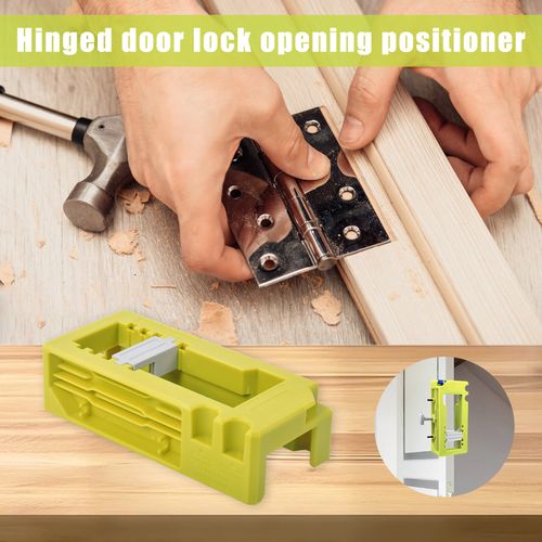 Door Hinge Routing Jig Stable Router Easy Installation New Door Hinge Adjustable — image 8