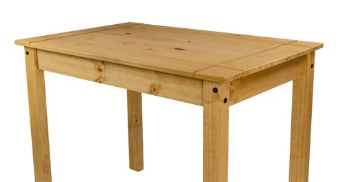 Corona Dining Table and 4 Chairs Budget Set Mexican Pine Solid Wooden Kitchen — image 9