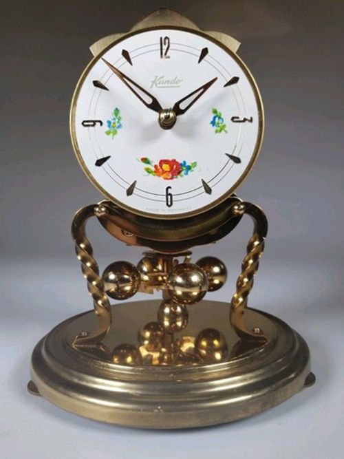 Kundo Vintage 400 Day Anniversary Torsion Pend. Clock Spares Repair W. Germany
