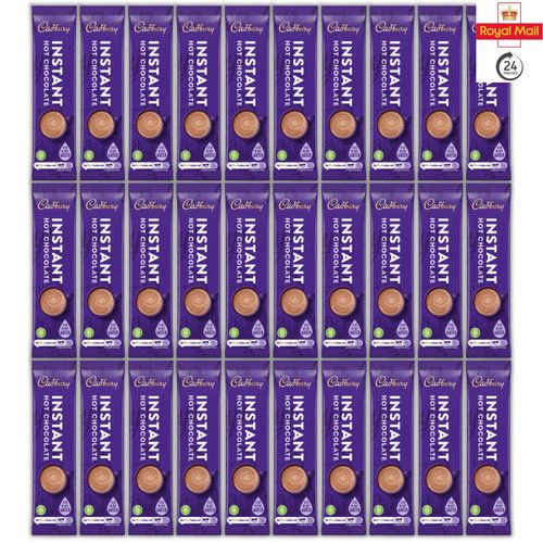 Cadbury Instant Hot Chocolate Sachets 28g Single Serve Choose 15-90 Packs