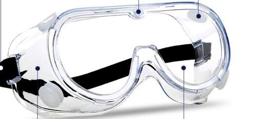 2 Pairs Safety Goggles Protective Vent Glasses Eye Protection Anti-Fog Lab Work