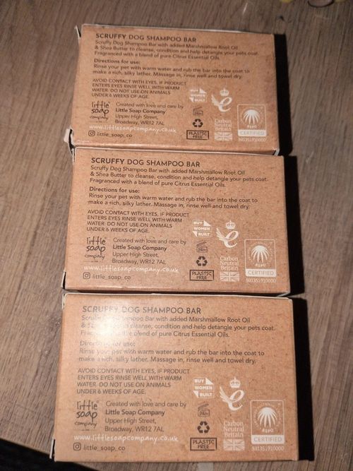 Little Beast Organic Scruffy Dog Shampoo Bar 100g For All Sizes & Breeds — image 2
