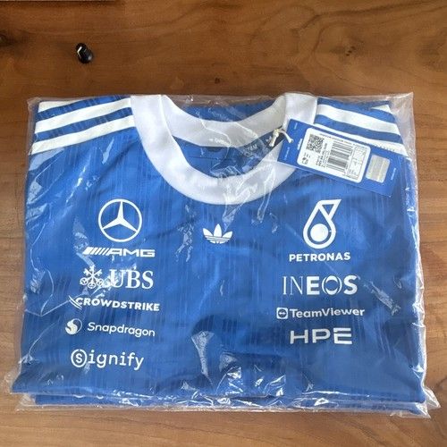 BRAND NEW, Mens 2026 Blue Wonder AUTHENTIC F1 Team Shirt Blue Size L