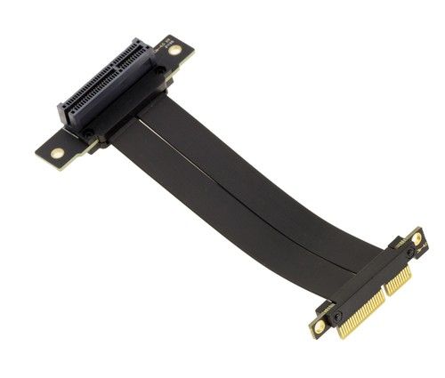 Riser PCI Express Extension Cable Gen 4.0 One PCIe X4 64 GT/S