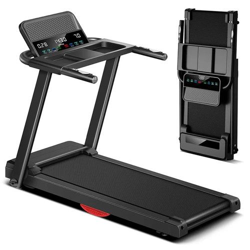 ROBORE - P8 Portable Folding Treadmill w/ Incline & Heart Rate Sensor-8.7MPH 2.5