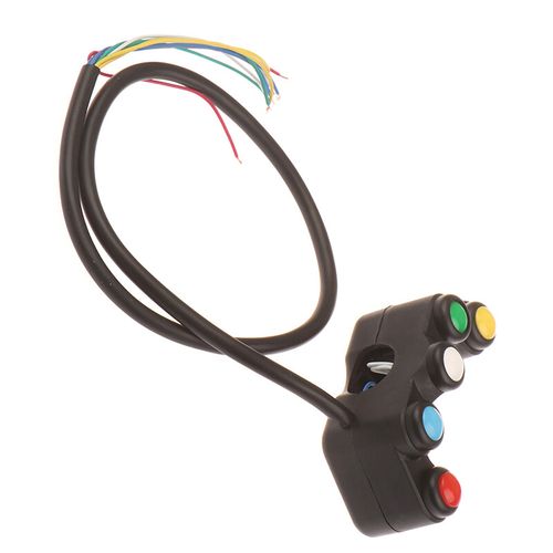 Universal 5 button Array Motorcycle Switches Race Bikes 22mm Handlebar Switch  A — image 9