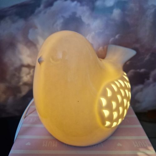 Little Bird by Jools Oliver Mothercare White Ceramic  Nightlight Nursery Lamp — image 5