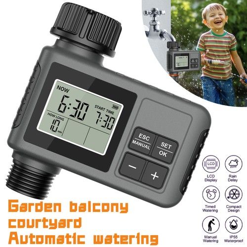 Automatic Water Timer Garden Smart Irrigation Watering System Sprinkler Timer