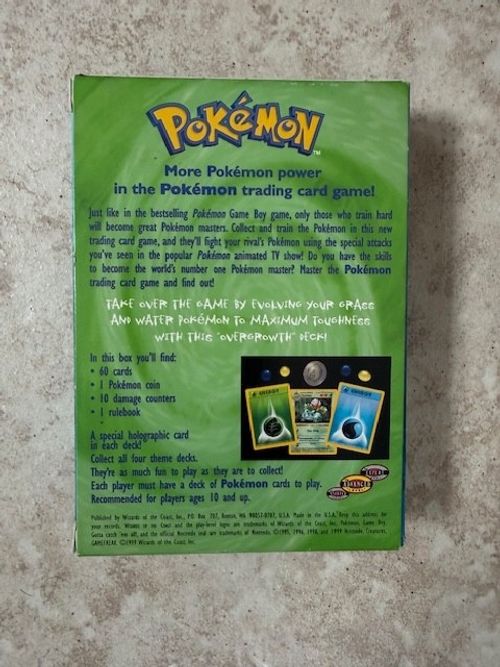 Pokemon - Overgrowth - Theme Deck - 1999 - NEW  ✅ — image 3