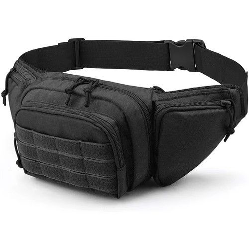 Tactical Waist Pack Fanny Bag Concealed Carry Hip Bag Hiking Cycling EDC