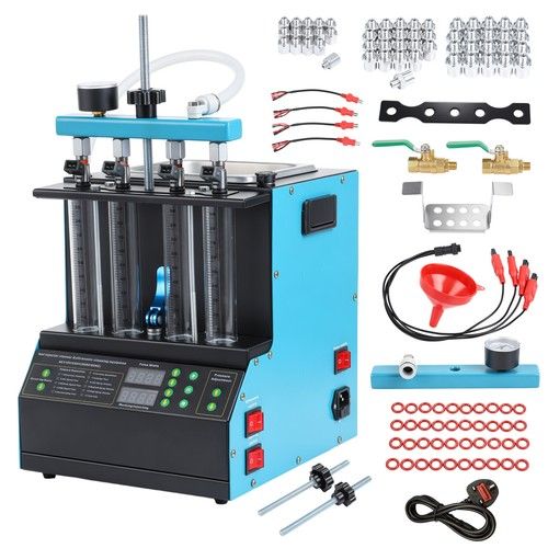 220V Fuel Injector Cleaner Tester Ultrasonic Injector Heating Cleaner Machine UK