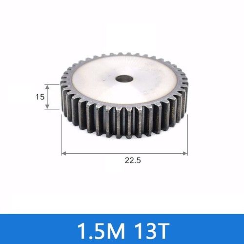 Spur Gears Pinion Gear 1.5/2.5/3/4/5 Mod Transmission Gears 45# Steel Flat Gears