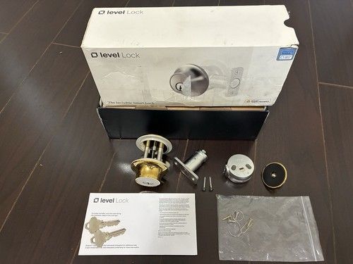 Level Lock Smart Lock Polished Brass, Works with Ring/Alexa/Apple HomeKit