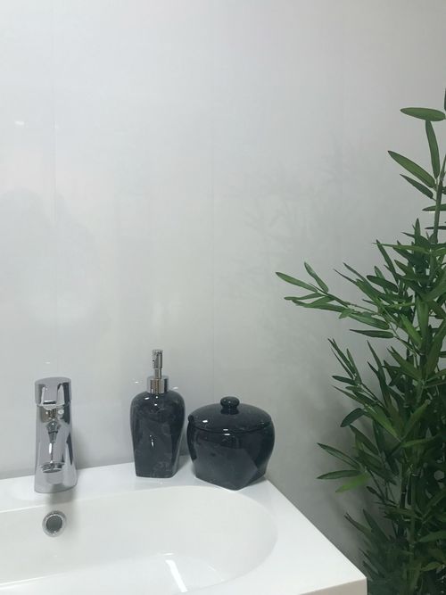 Gloss White Bathroom Panels Ceiling Cladding Shower Wall Kitchen PVC DBS — image 9