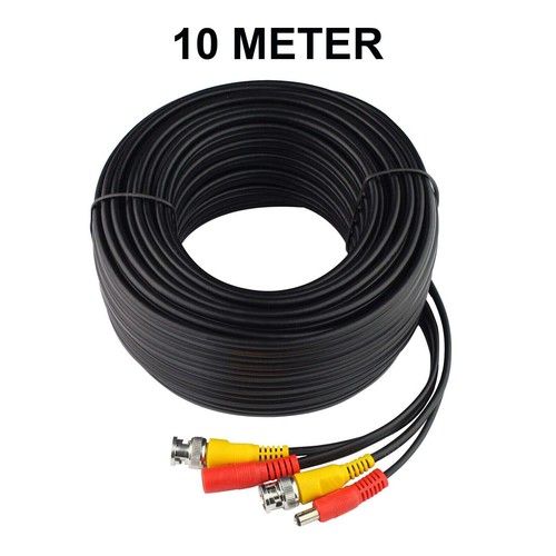BNC CCTV Camera Cable DC Power Video Lead Security DVR Extension 5M 10M 15M-50M