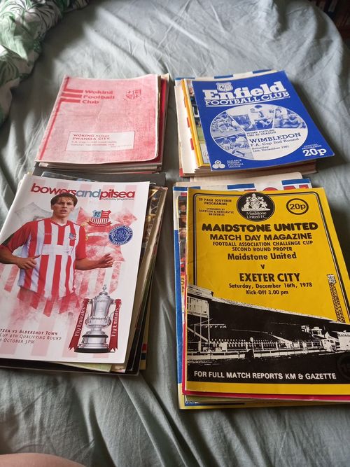 Non-League In F.a Cup Football Programmes,  Bundles Of 11 Programmes — image 1
