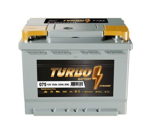 Turbo Battery 075 Car Battery SMF 2 Year Warranty For 145 146 75 B6 100 80 90 A4