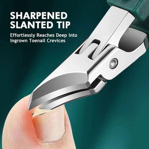 Heavy Duty Toe Nail Clippers For Thick Nails Professional Angled Cutter UK — image 5