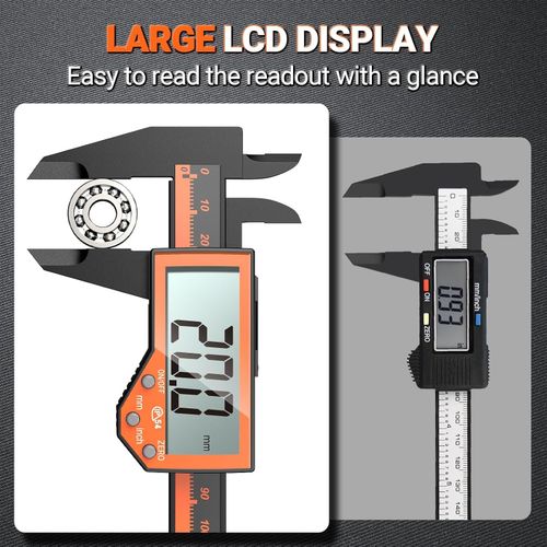 Digital Vernier Caliper 150mm Electronic Measuring Tool, LCD Screen, Mm/Inch — image 3