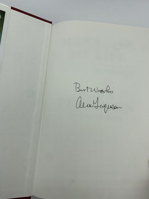 RARE Sir Alex Ferguson Manchester United Signed Autobiography Book + COA MAN UTD — image 3