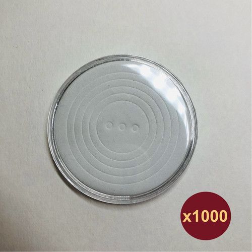 Premier Padded Clear Coin Capsules Holder Storage Crown Display Case £2 50P € UK