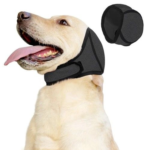 Dog Ear Protection Earmuffs – Noise Reducing Calming Hood for Anxiety, Grooming