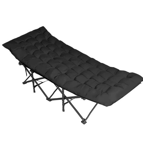 Camping Cot Heavy-Duty Portable Camping Bed  Folding Sleeping Bed with Mattress — image 10