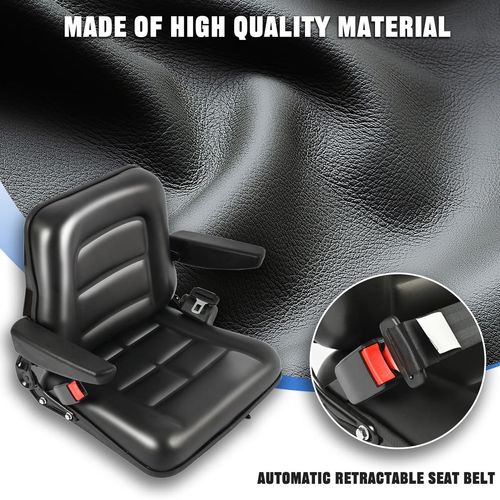 Adjustable Universal Suspension Seat TRACTOR Dumper Forklift Mower Plant Digger~ — image 3