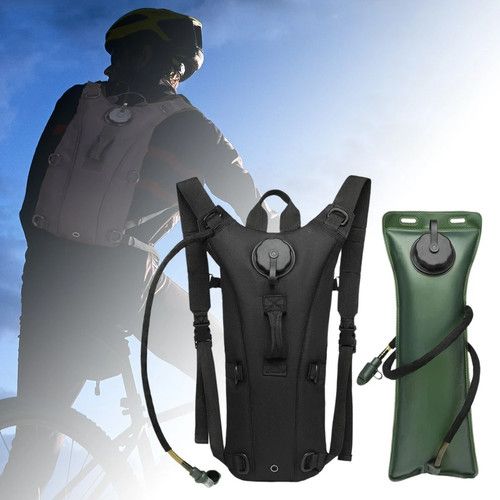 3L Hydration Backpack Pack + Water Bag Bladder Running Cycling Hiking Travel