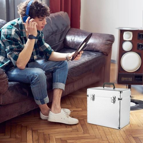 12" DJ Collection Box Vinyl LP Records Carry Storage Case Box Holder — image 3